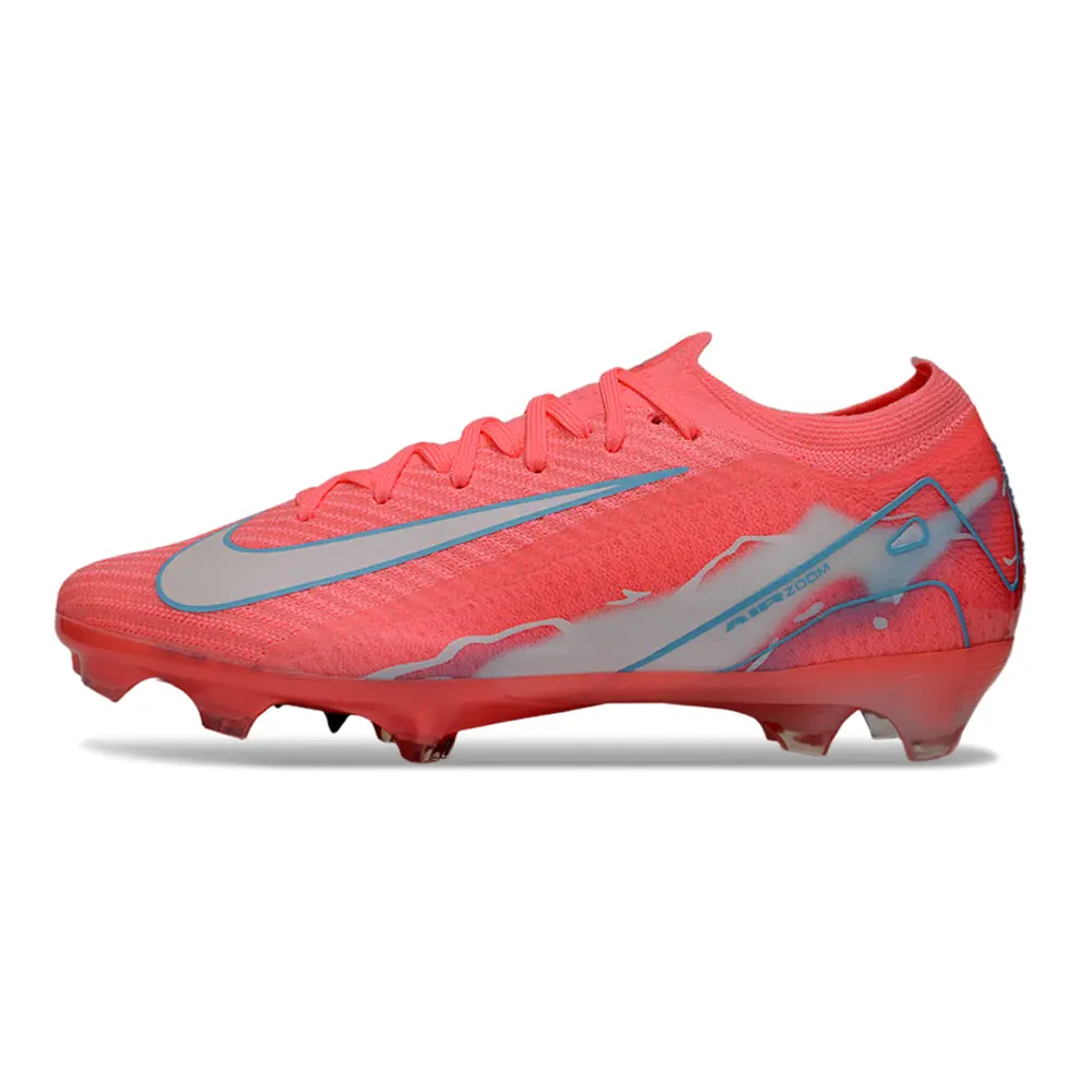 Chuteira Nike Air Zoom Mercurial Vapor 16 Elite FG Rosa e Azul