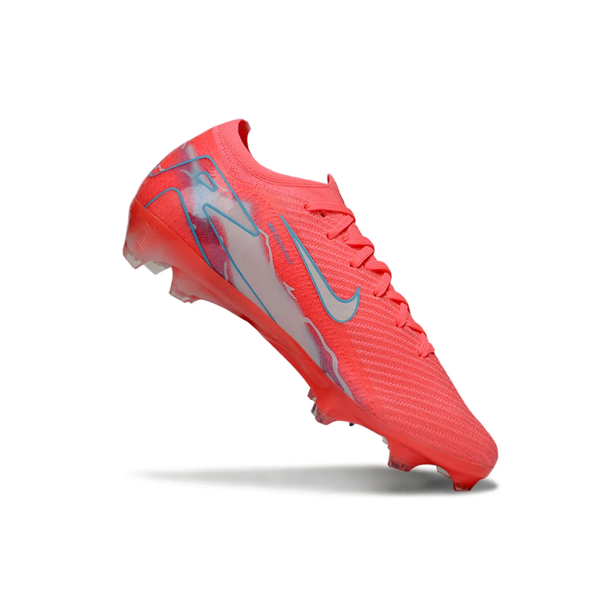 Chuteira Nike Air Zoom Mercurial Vapor 16 Elite FG Rosa e Azul