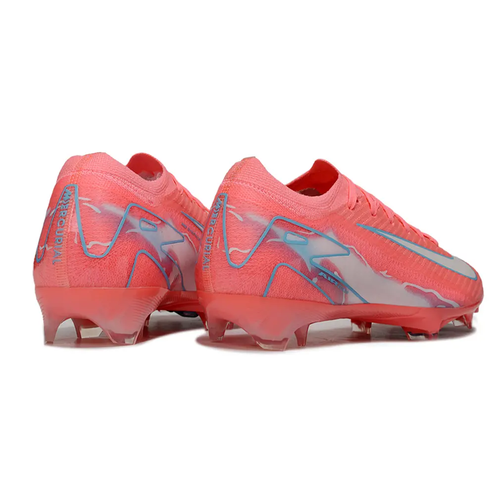Chuteira Nike Air Zoom Mercurial Vapor 16 Elite FG Rosa e Azul