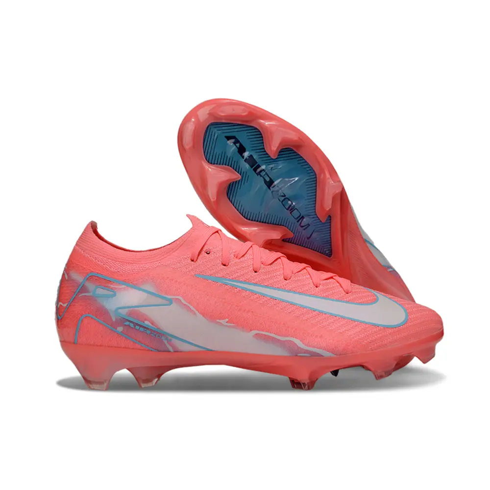 Chuteira Nike Air Zoom Mercurial Vapor 16 Elite FG Rosa e Azul