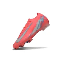 Chuteira Nike Air Zoom Mercurial Vapor 16 Elite FG Rosa e Azul - imagem 5
