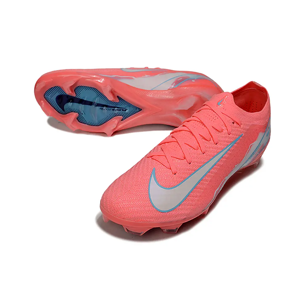 Chuteira Nike Air Zoom Mercurial Vapor 16 Elite FG Rosa e Azul