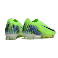 Chuteira Campo Nike Air Zoom Mercurial Vapor 16 Elite FG Verde e Azul - imagem 5