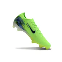 Chuteira Campo Nike Air Zoom Mercurial Vapor 16 Elite FG Verde e Azul - imagem 3