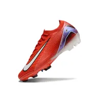Chuteira Campo Nike Air Zoom Mercurial Vapor 16 Elite FG Vermelha - imagem 5