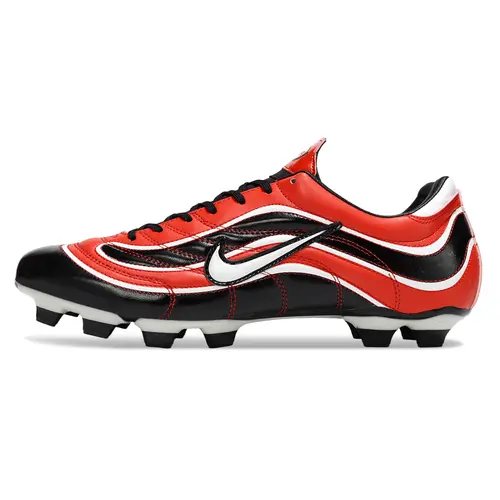 Chuteira Campo Nike Mercurial Vapor 1998 FG Preto, Vermelho e Branco
