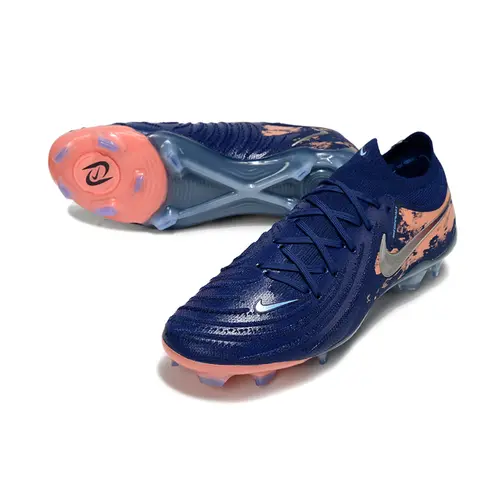 Chuteira Campo Nike Phantom GX 2 Elite FG Azul e Laranja