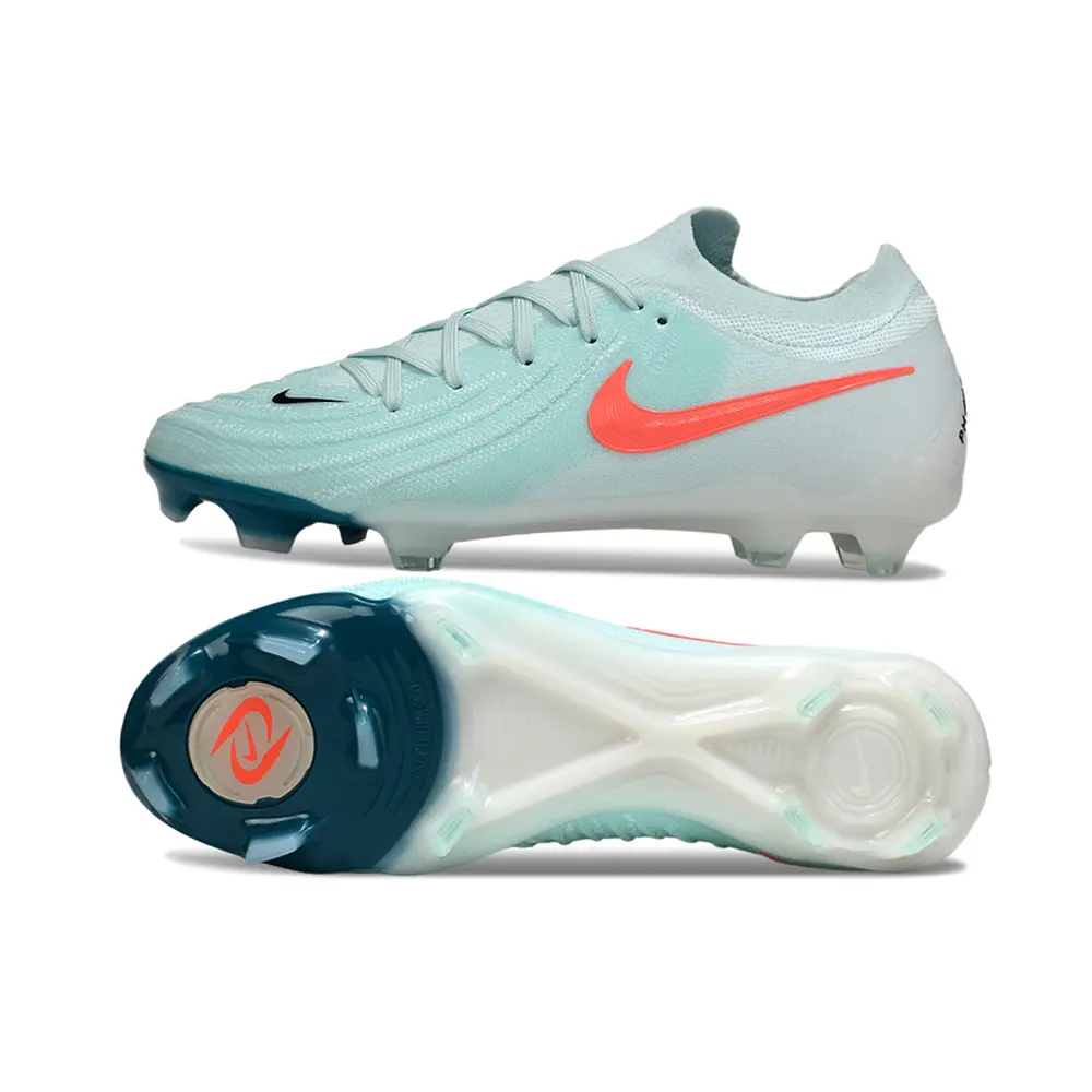Nike Phantom GX 2 Elite FG Branca, Verde e Laranja