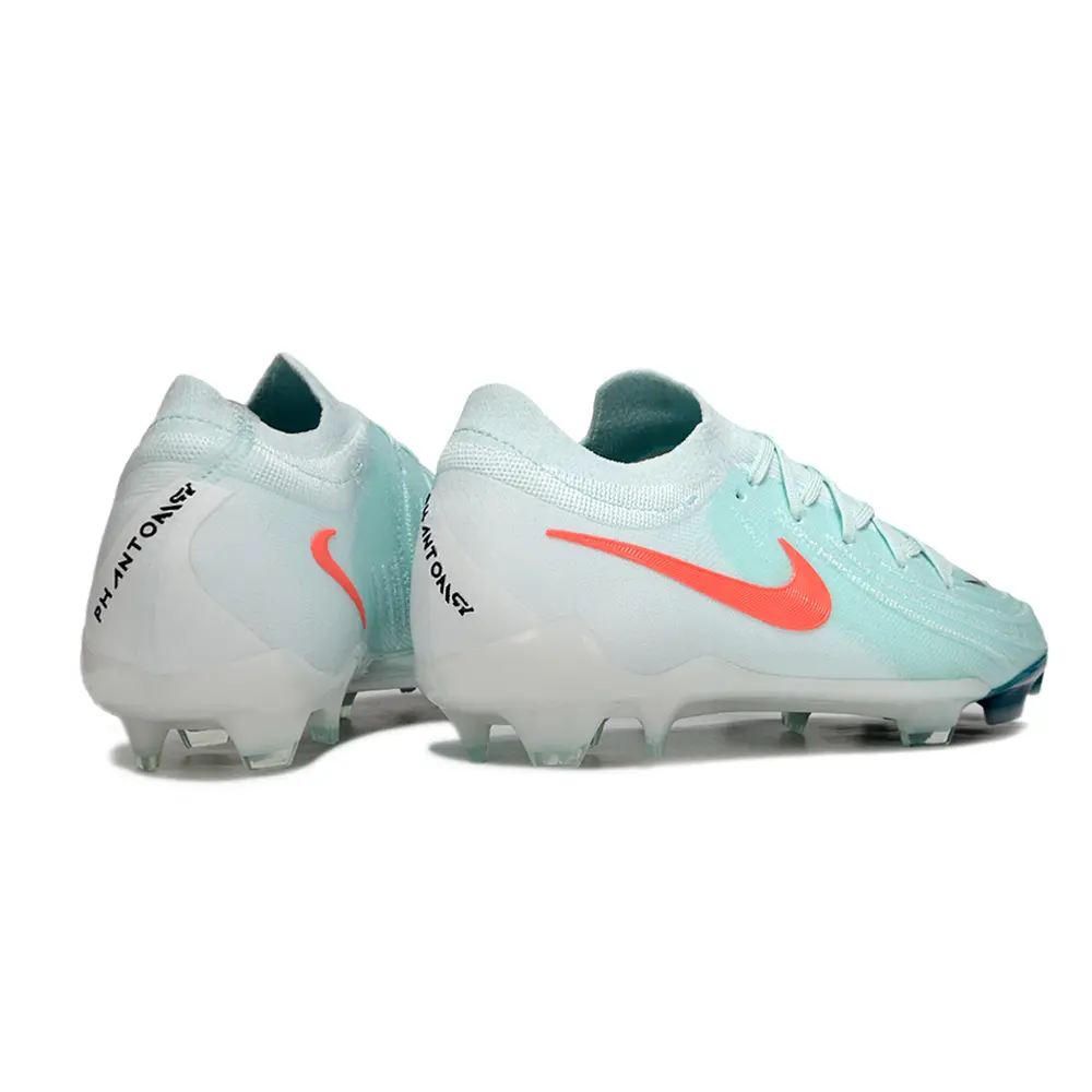 Nike Phantom GX 2 Elite FG Branca, Verde e Laranja