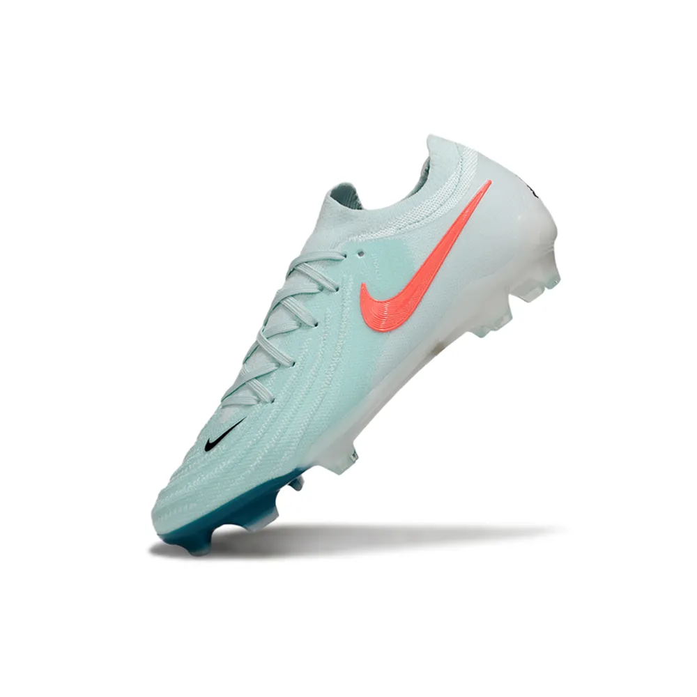 Nike Phantom GX 2 Elite FG Branca, Verde e Laranja