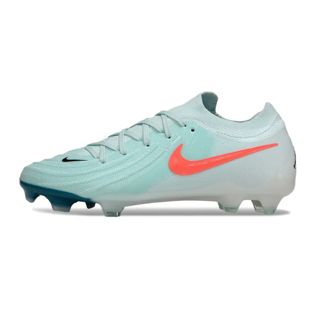 Nike Phantom GX 2 Elite FG Branca, Verde e Laranja