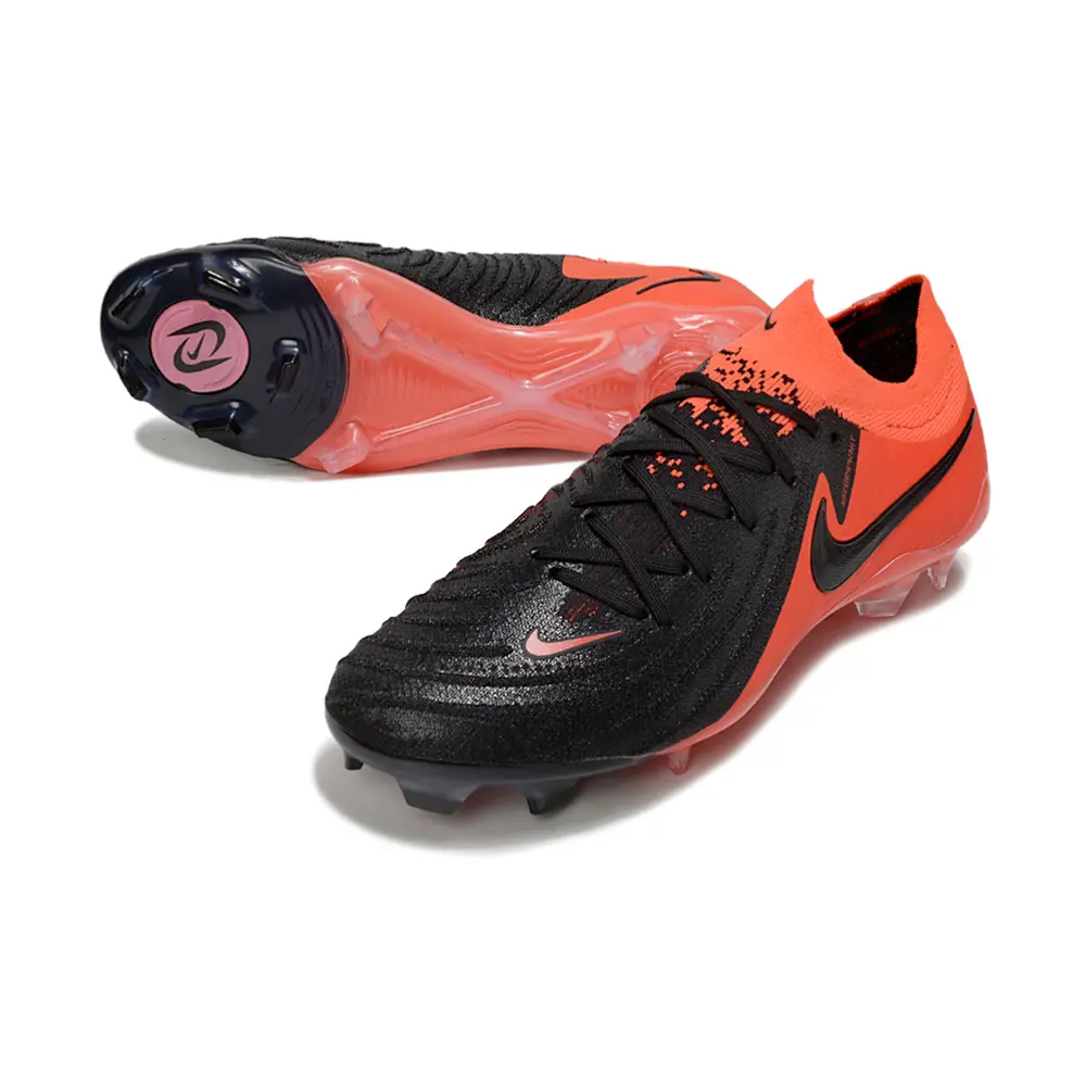 Chuteira Nike Phantom GX 2 | Elite FG Preta e Vermelha