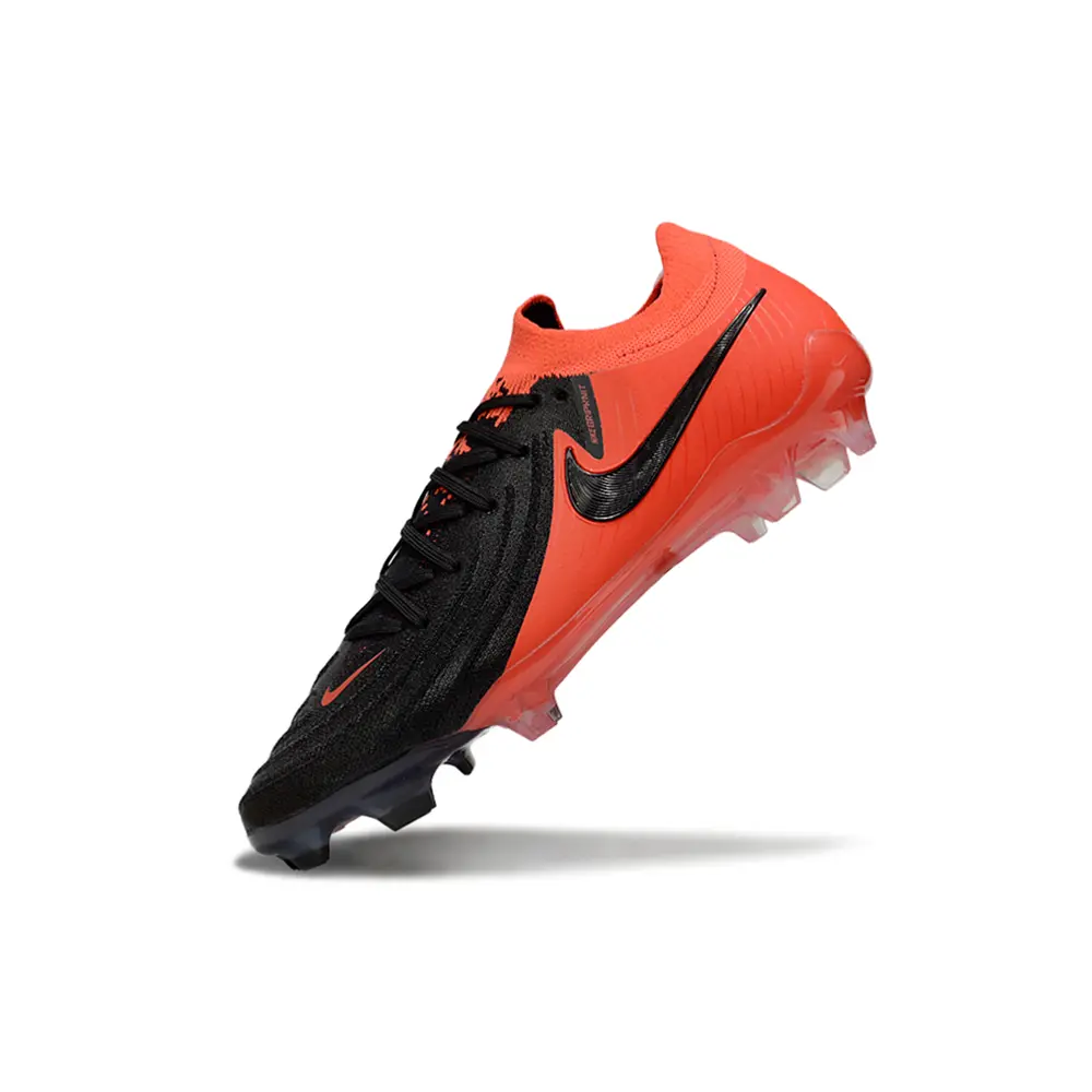Chuteira Nike Phantom GX 2 | Elite FG Preta e Vermelha