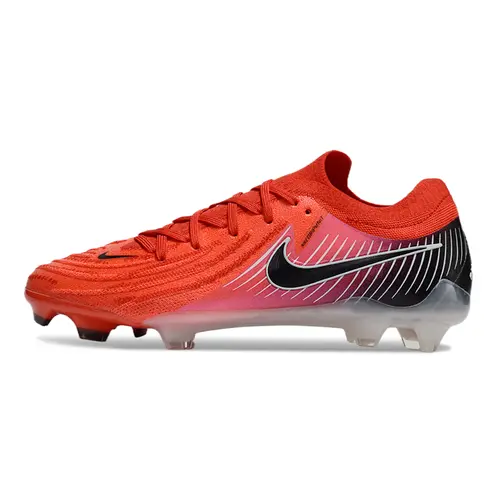 Chuteira Campo Nike Phantom GX 2 Elite FG Vermelha e Preta