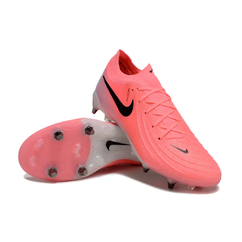 Chuteira Nike Phantom GX 2 Elite | Trava Mista Rosa
