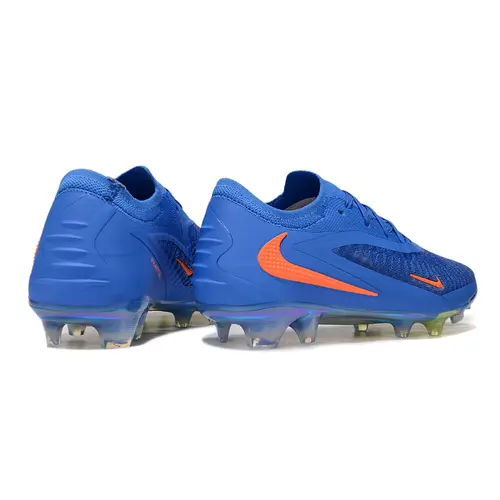 Chuteira Campo Nike Phantom GX 6 Elite FG Azul e Laranja