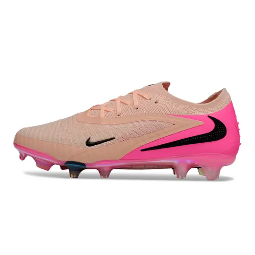 Chuteira Campo Nike Phantom GX 6 Elite FG Rosa e Preto