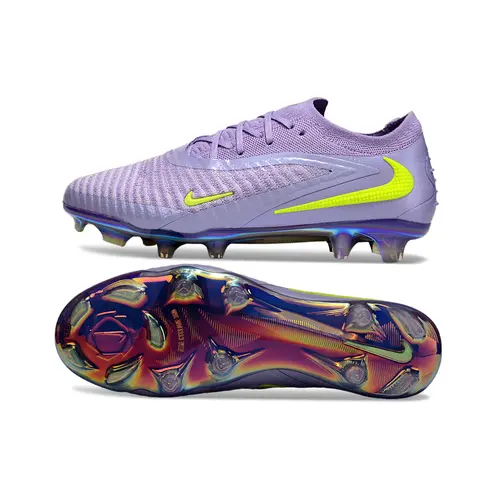 Chuteira Campo Nike Phantom GX 6 Elite FG Roxo e Verde