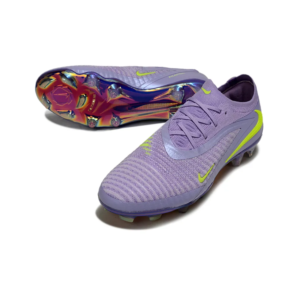 Chuteira Campo Nike Phantom GX 6 Elite FG Roxo e Verde