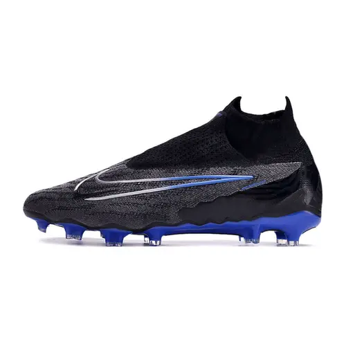 Chuteira Campo Nike Phantom GX DF Elite FG Preta e Azul 