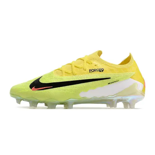 Chuteira Campo Nike Phantom GX Elite FG Amarela e Verde 
