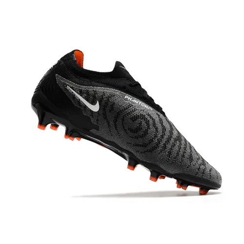 Chuteira Campo Nike Phantom GX Elite FG Preta e Laranja 