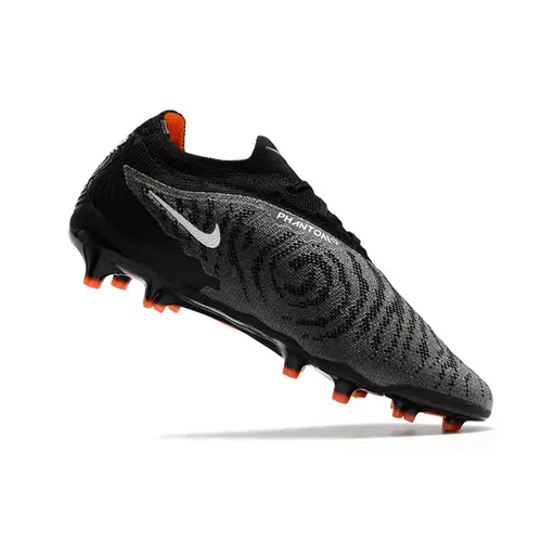 Chuteira Campo Nike Phantom GX Elite FG Preta e Laranja 
