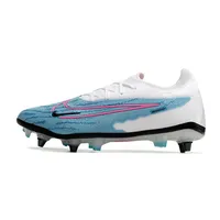 Chuteira Campo Nike Phantom GX | Trava Mista Branca e Azul - imagem 1