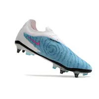 Chuteira Campo Nike Phantom GX | Trava Mista Branca e Azul - imagem 4