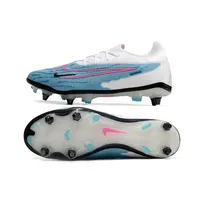 Chuteira Campo Nike Phantom GX | Trava Mista Branca e Azul - imagem 2