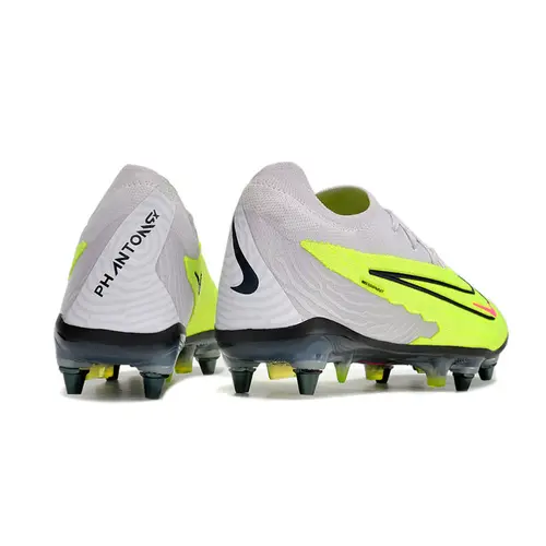 Chuteira Campo Nike Phantom GX Elite Trava Mista Cinza e Verde 