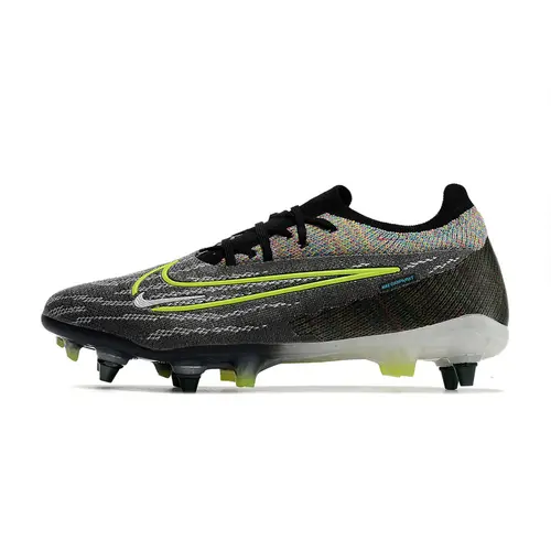 Chuteira Campo Nike Phantom GX Elite Trava Mista Preta e Verde 