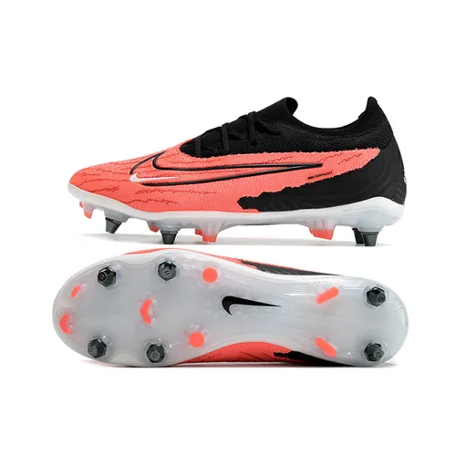 Chuteira Campo Nike Phantom GX Elite Trava Mista Preta e Vermelha 