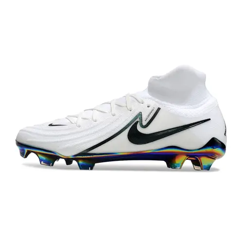 Chuteira Campo Nike Phantom Luna 2 Elite FG Branca e Verde