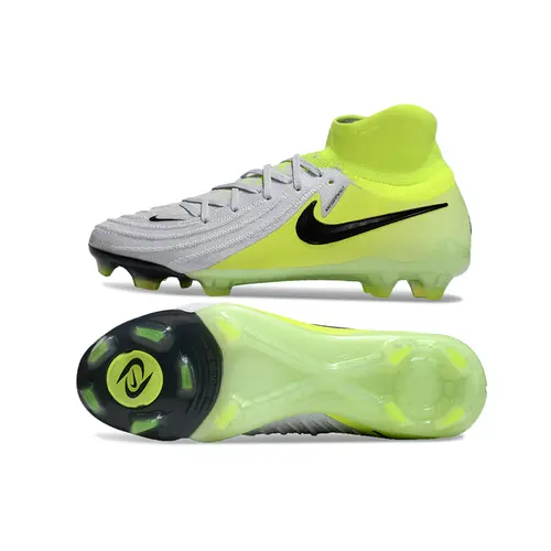 Chuteira Campo Nike Phantom Luna 2 Elite FG Cinza e Verde 