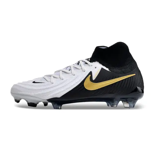 Chuteira Campo Nike Phantom Luna 2 Elite FG Preta e Branca - Mad Ready Pack