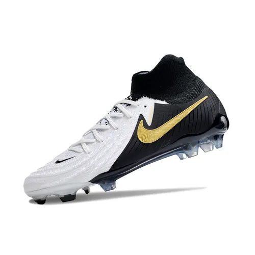 Chuteira Campo Nike Phantom Luna 2 Elite FG Preta e Branca - Mad Ready Pack