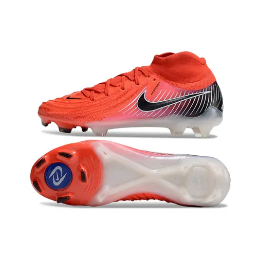Chuteira Campo Nike Phantom Luna 2 Elite FG Vermelha e Preta