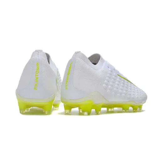 Chuteira Campo Nike Phantom Ultra Venom Elite FG Branca e Verde
