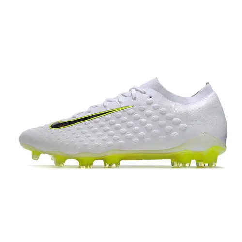 Chuteira Campo Nike Phantom Ultra Venom Elite FG Branca e Verde