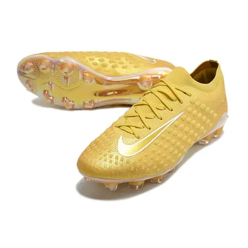 Chuteira Campo Nike Phantom Ultra Venom Elite FG Dourada