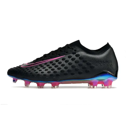 Chuteira Campo Nike Phantom Ultra Venom Elite FG Preta e Rosa