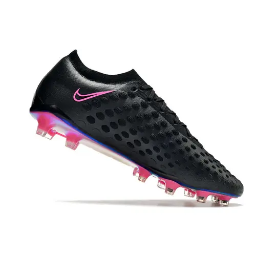 Chuteira Campo Nike Phantom Ultra Venom Elite FG Preta e Rosa