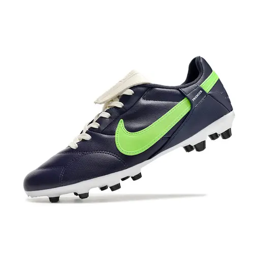 Chuteira Campo Nike Premier 3 FG Azul e Verde