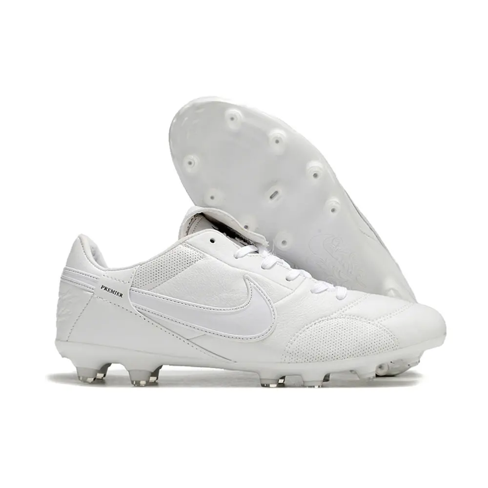 Chuteira Campo Nike Premier 3 FG Branca | Confiável e Elegante