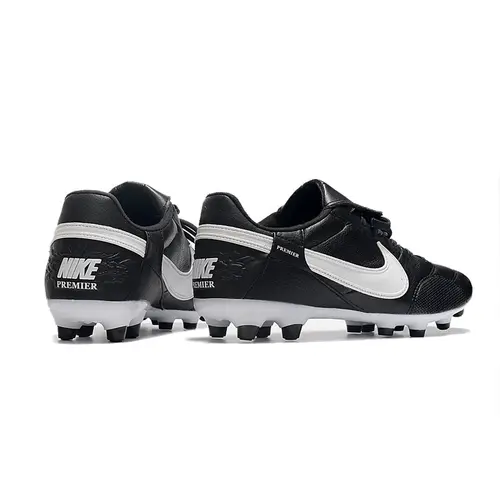 Chuteira Campo Nike Premier 3 FG Preta e Branca