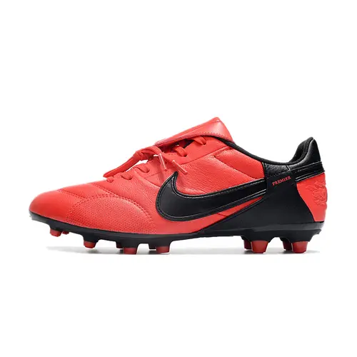 Chuteira Campo Nike Premier 3 FG Vermelha e Preta