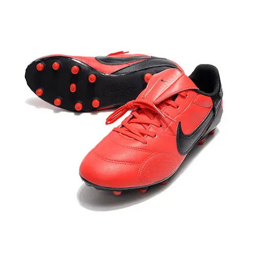 Chuteira Campo Nike Premier 3 FG Vermelha e Preta
