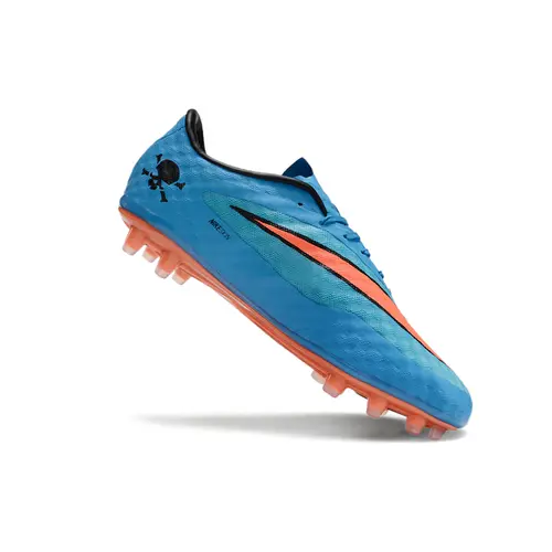 Chuteira Campo Nike Retrô Hypervenom Phantom I FG Azul, Laranja e Preto