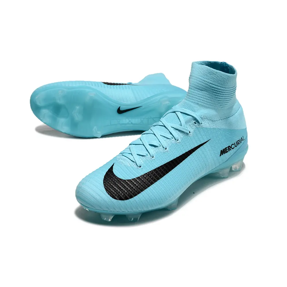 Chuteira Campo Nike Mercurial Azul | Velocidade e Controle - Retrô